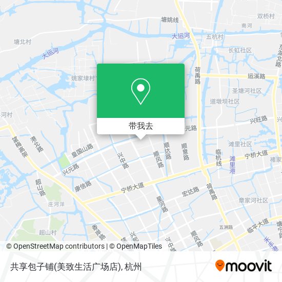 共享包子铺(美致生活广场店)地图