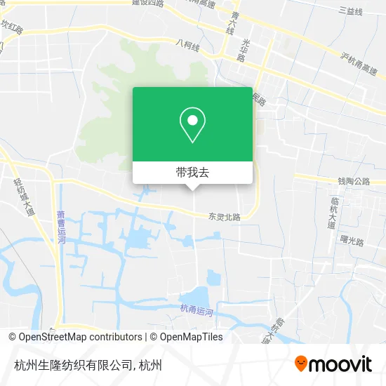 杭州生隆纺织有限公司地图