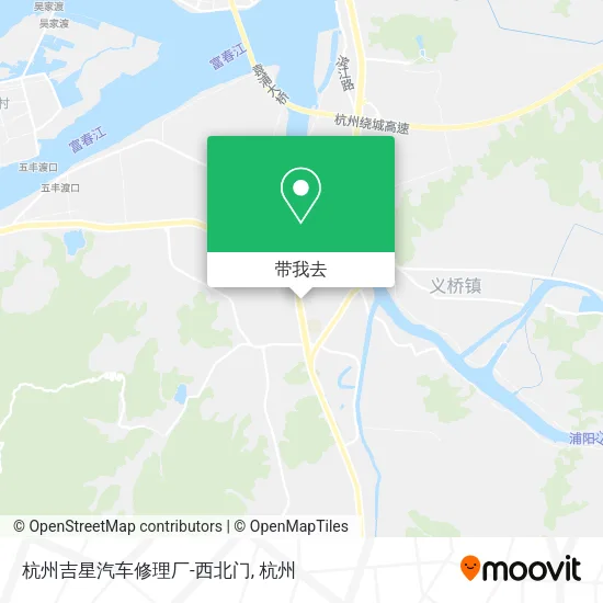 杭州吉星汽车修理厂-西北门地图