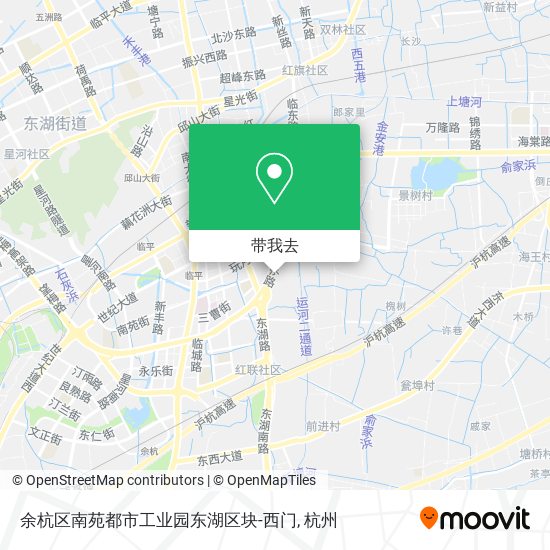 余杭区南苑都市工业园东湖区块-西门地图