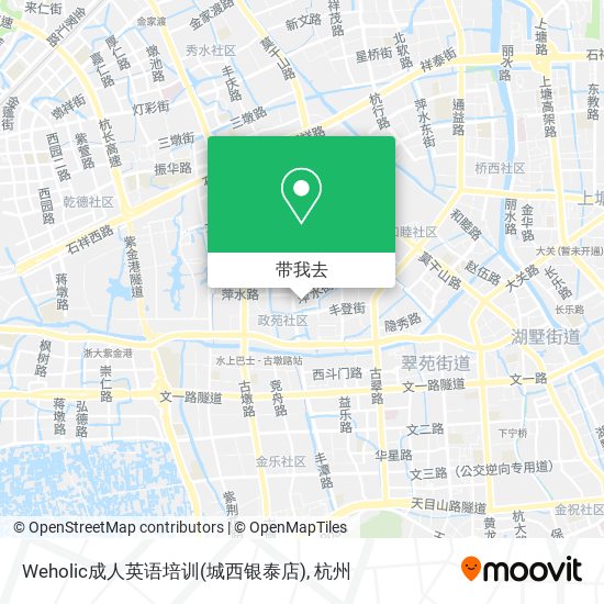 Weholic成人英语培训(城西银泰店)地图