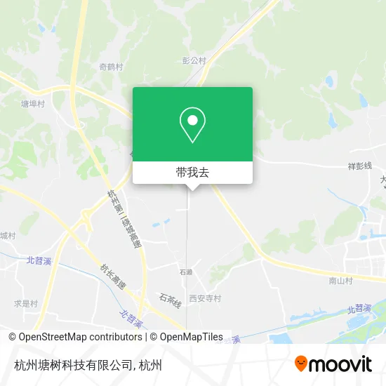 杭州塘树科技有限公司地图
