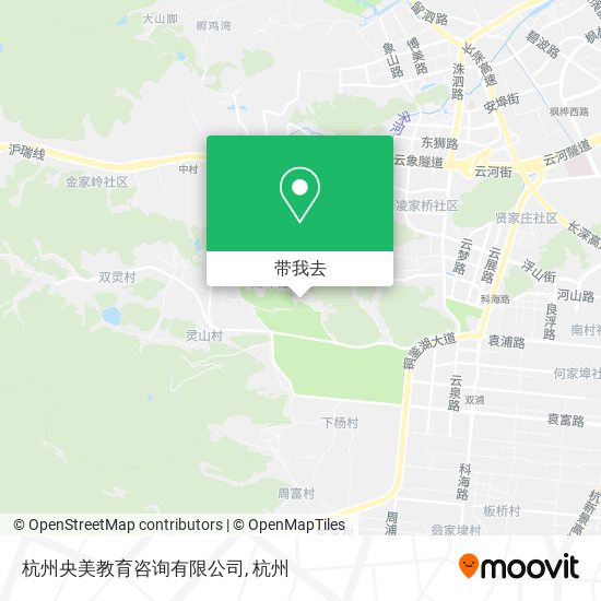 杭州央美教育咨询有限公司地图