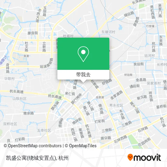 凯盛公寓(绕城安置点)地图