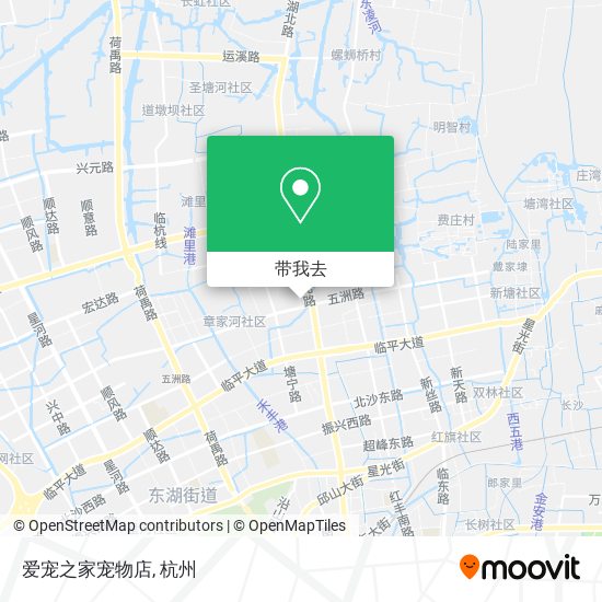 爱宠之家宠物店地图