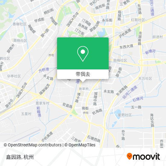 鑫园路地图