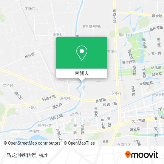 乌龙涧铁轨景地图