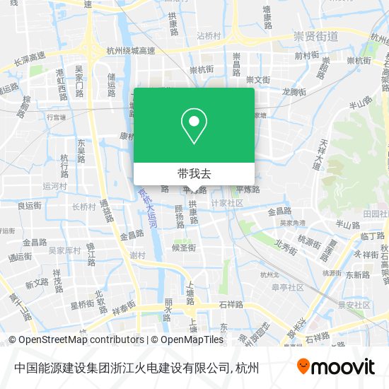 中国能源建设集团浙江火电建设有限公司地图