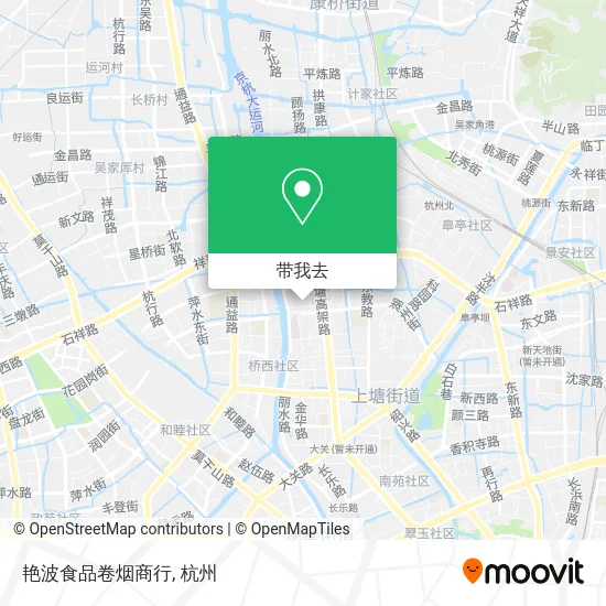 艳波食品卷烟商行地图