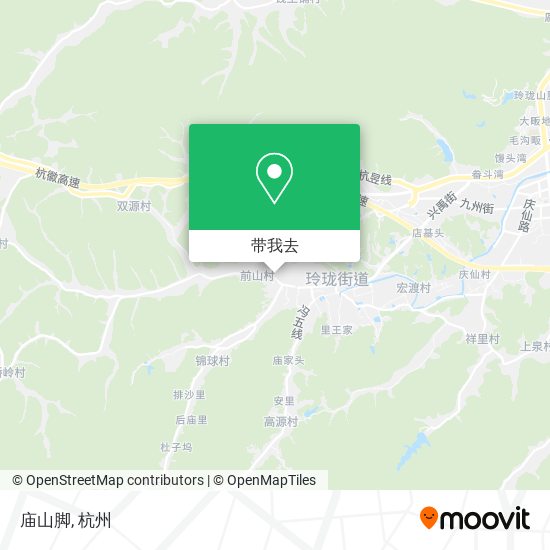 庙山脚地图