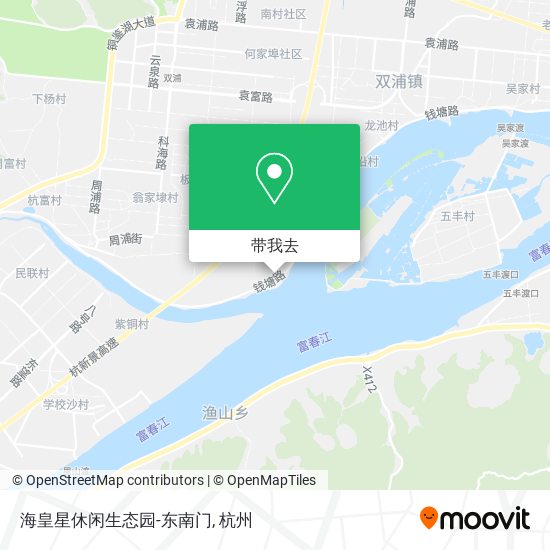 海皇星休闲生态园-东南门地图