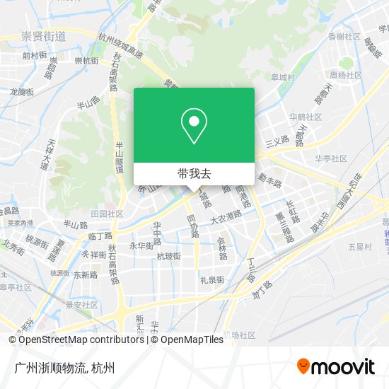 广州浙顺物流地图