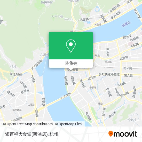 添百福大食堂(西浦店)地图