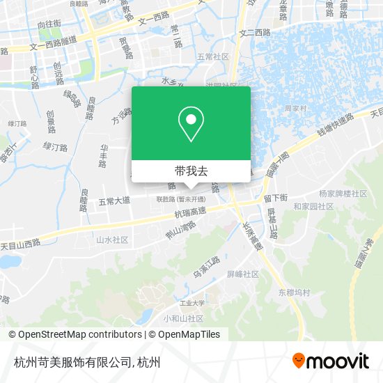 杭州苛美服饰有限公司地图