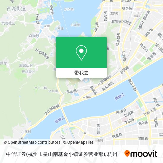 中信证券(杭州玉皇山南基金小镇证券营业部)地图