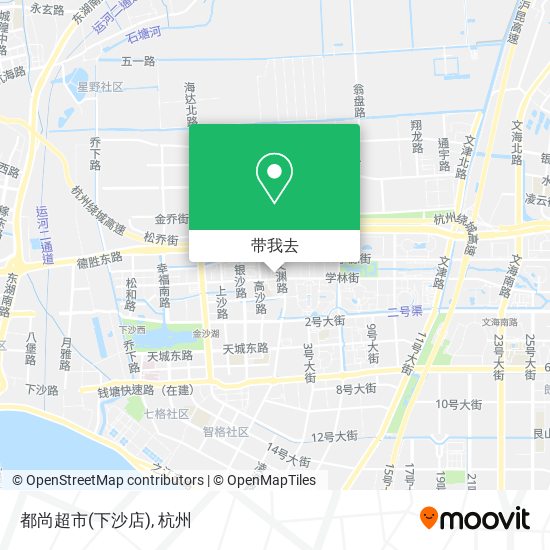 都尚超市(下沙店)地图
