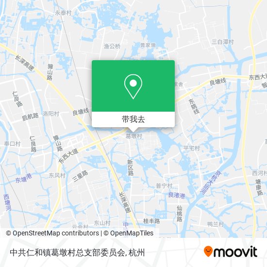 中共仁和镇葛墩村总支部委员会地图