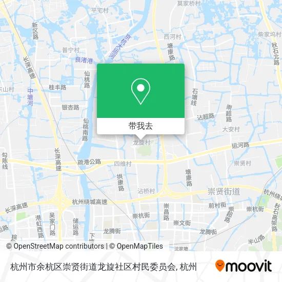 杭州市余杭区崇贤街道龙旋社区村民委员会地图