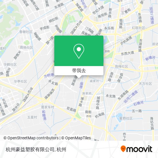 杭州豪益塑胶有限公司地图