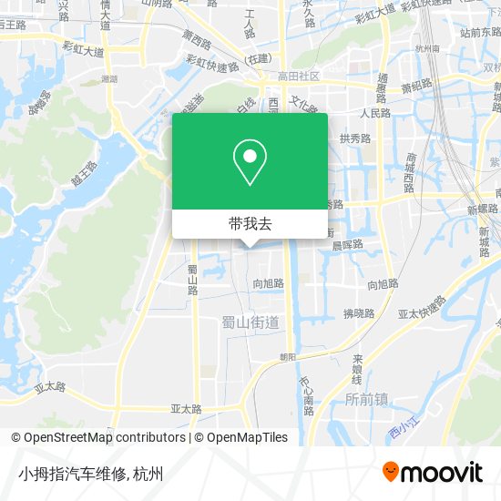 小拇指汽车维修地图
