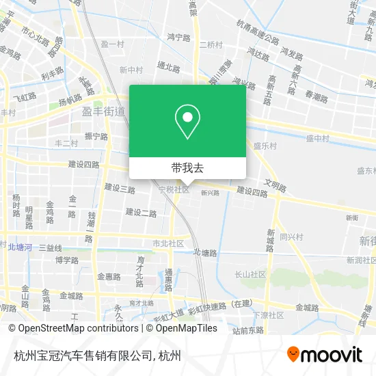 杭州宝冠汽车售销有限公司地图