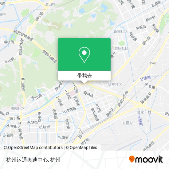 杭州运通奥迪中心地图