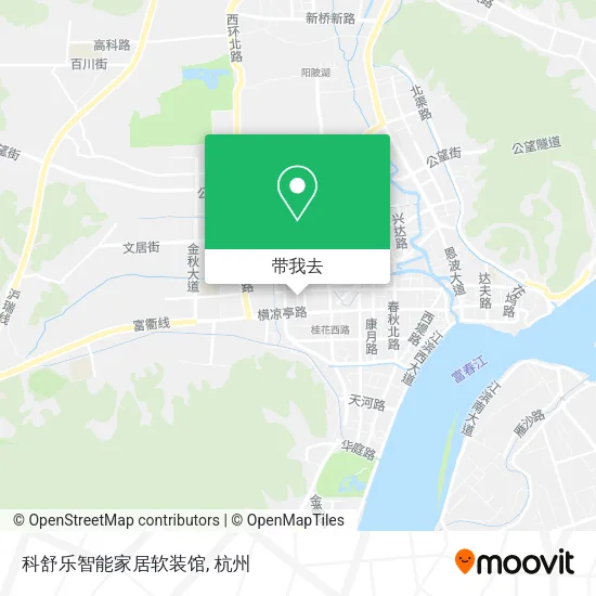 科舒乐智能家居软装馆地图