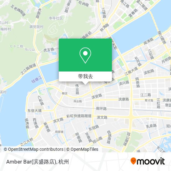 Amber Bar(滨盛路店)地图