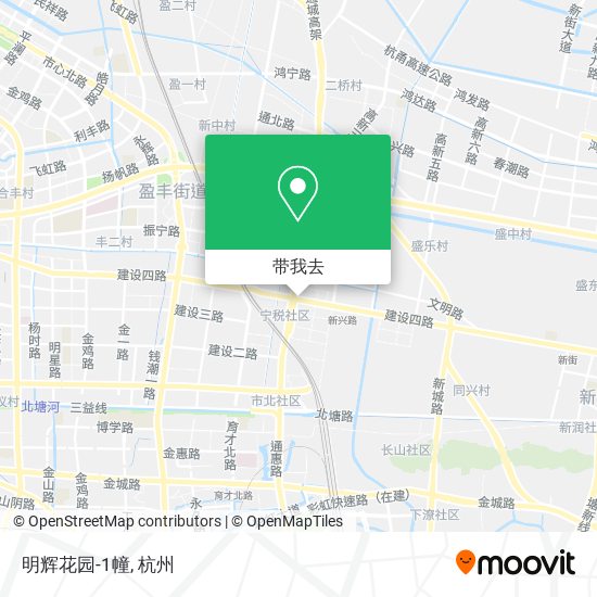明辉花园-1幢地图