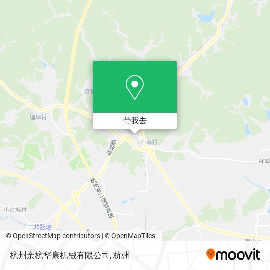 杭州余杭华康机械有限公司地图