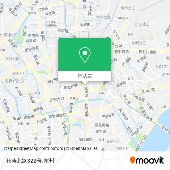秋涛北路322号地图