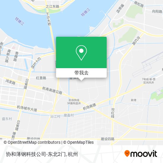 协和薄钢科技公司-东北2门地图
