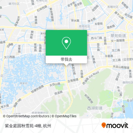 紫金庭园秋雪苑-4幢地图