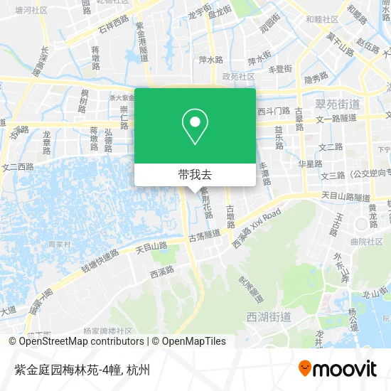 紫金庭园梅林苑-4幢地图