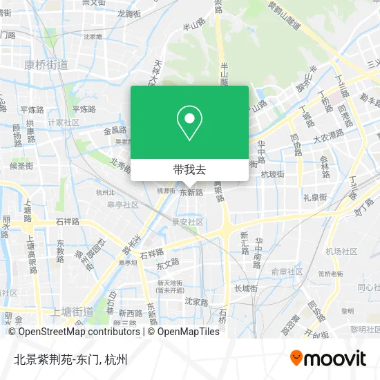北景紫荆苑-东门地图