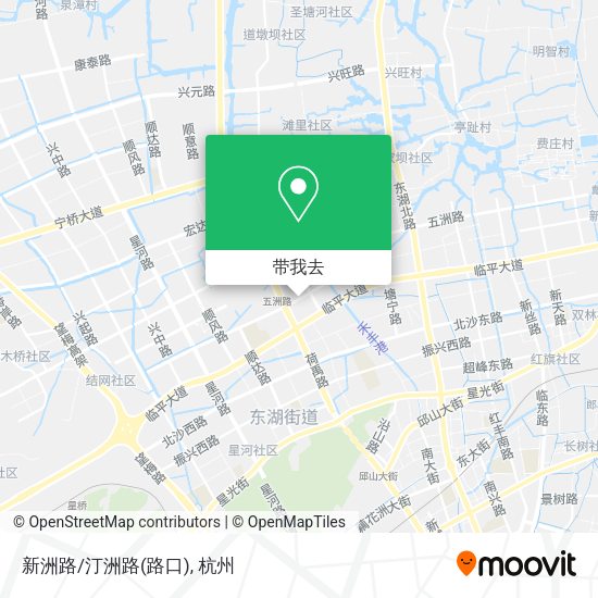 新洲路/汀洲路(路口)地图