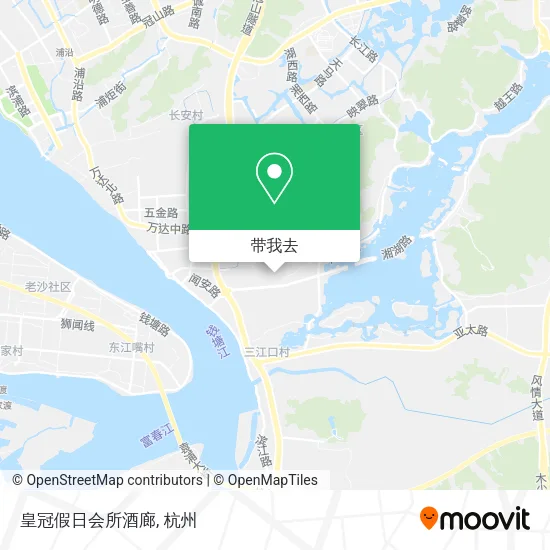 皇冠假日会所酒廊地图