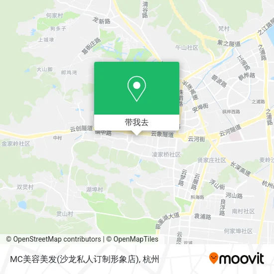 MC美容美发(沙龙私人订制形象店)地图