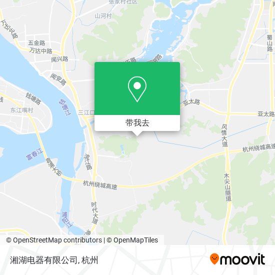 湘湖电器有限公司地图