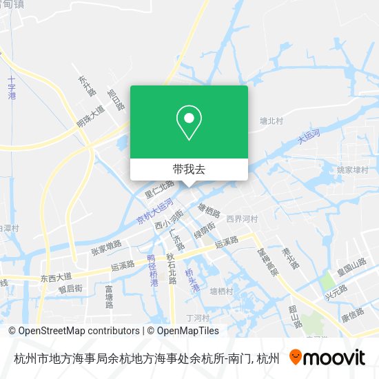 杭州市地方海事局余杭地方海事处余杭所-南门地图