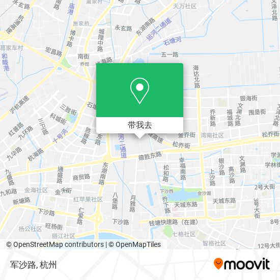 军沙路地图