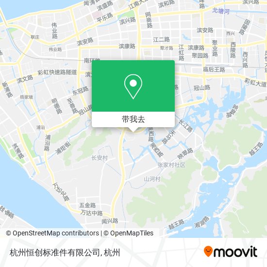 杭州恒创标准件有限公司地图