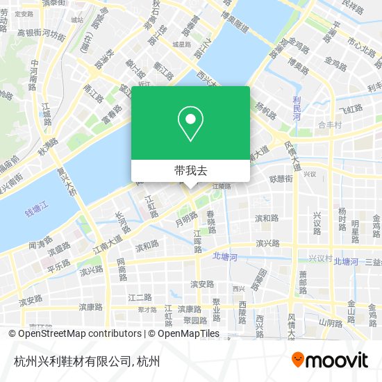 杭州兴利鞋材有限公司地图