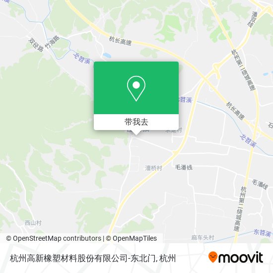 杭州高新橡塑材料股份有限公司-东北门地图