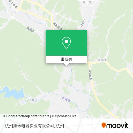 杭州康禾电器实业有限公司地图