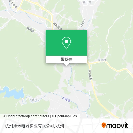 杭州康禾电器实业有限公司地图