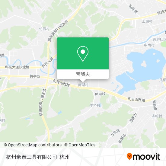 杭州豪泰工具有限公司地图