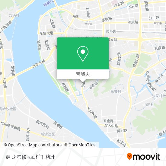 建龙汽修-西北门地图