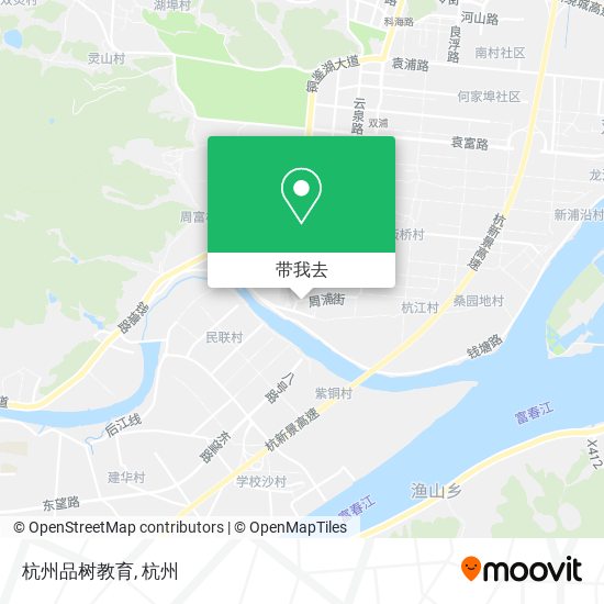 杭州品树教育地图