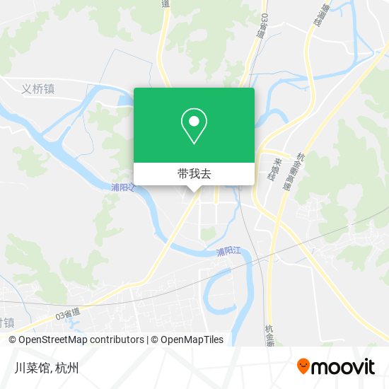 川菜馆地图